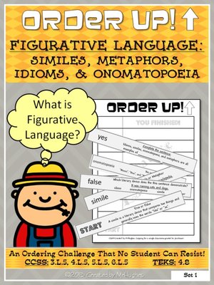 cover image of Order Up! Figurative Language